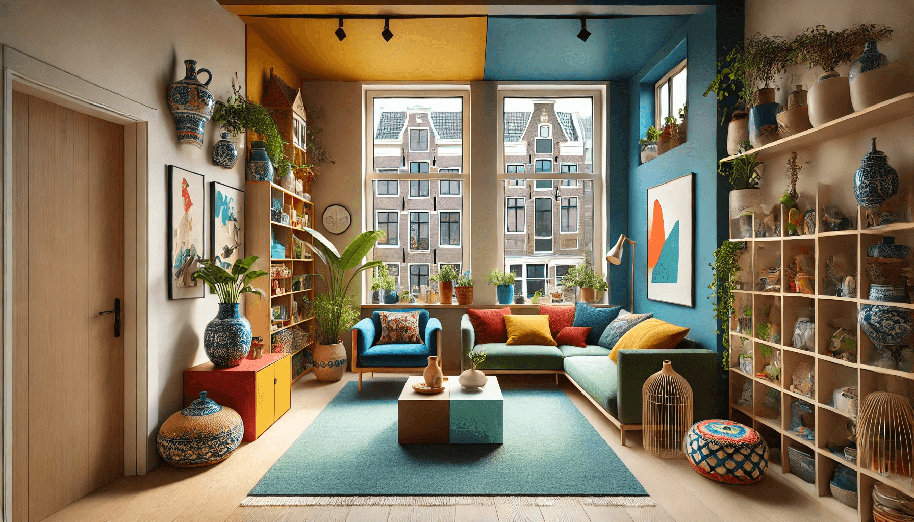 Efficient space saving apartment design in the Netherlands